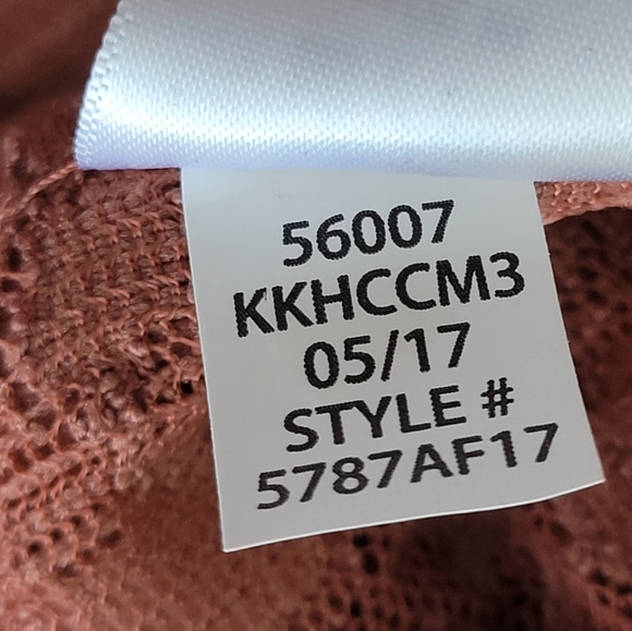 Aero | Crop Halter Lace Back Tank Top NWT Women's Medium Rust Color - Picture 9 of 12